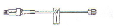 B. Braun SafeDay* Extension Set 8 Inch Tubing 1 Port 0.61 mL Priming Volume DEHP-Free - 352901