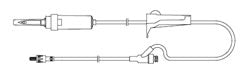 Amsino International AMSafe Administration Set AmSafe 10 Drops / mL Drip Rate 83 Inch Tubing 1 Port - 108305