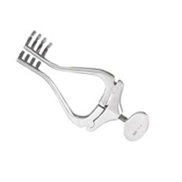 Miltex-Integra Retractor Jansen 4-1/2" 3" Spread Blunt 4X4 Prong Stainless Steel Ea - 44139