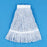 Lagasse Boardwalk Finish Mop Head Looped End Medium Blue / White Blended Reusable - BWK542CT