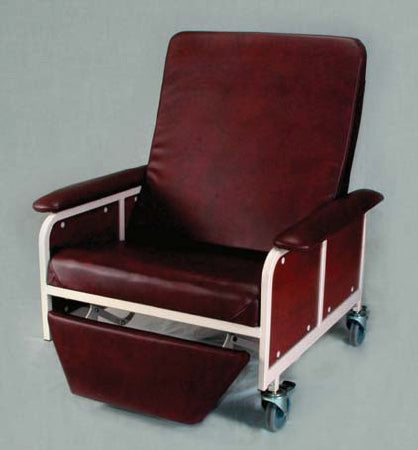 Gendron Bariatric Recliner Navy Blue Vinyl 4 Casters 4 Casters - 7150-P1199