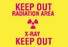 Fisher Scientific Caution Sign Keep Out Radiation Area X-Ray Keep Out With Pictogram - 19102424