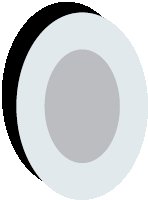 PolyMem Shapes - Silver Foam Dressing 3-1/2 X 5 Inch Oval Sterile - 1853