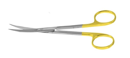 Miltex Padgett Tenotomy Scissors Stevens 5 Inch Length Surgical Grade Stainless Steel / Tungsten Carbide NonSterile Finger Ring Handle Curved Blade - PM-4843
