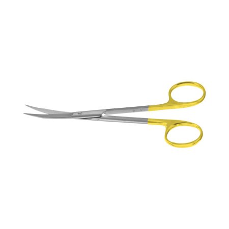 Padgett - Tenotomy Scissors Stevens 5 Inch Length Surgical Grade Stainless Steel / Tungsten Carbide NonSterile Finger Ring Handle Curved Blade - PM-4843