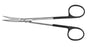 Padgett SuperCut - Ear / Nasal Scissors Joseph 5-1/2 Inch Length OR Grade German Stainless Steel / Tungsten Carbide NonSterile Finger Ring Handle Curved Blade Sharp Tip / Sharp Tip - PM-6822