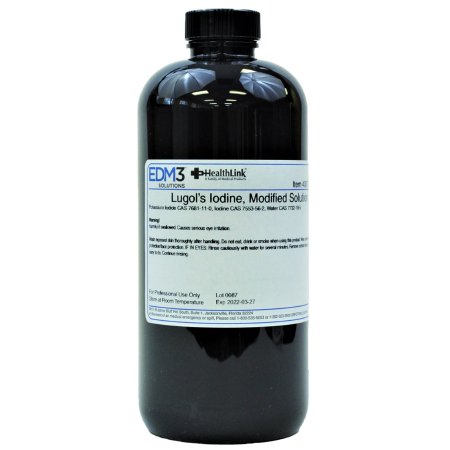 EDM 3 - Modified Lugol's Iodine Stain, 2.1% 16 oz. - 400713