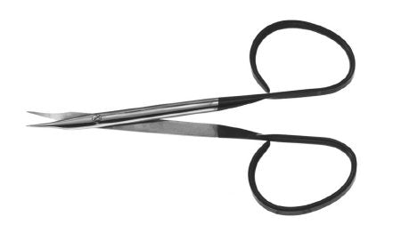 Padgett SuperCut - Operating Scissors Gradle 4 Inch Length OR Grade German Stainless Steel NonSterile Ribbon Style Finger Ring Handle Slightly Curved Blade Sharp Tip / Sharp Tip - PM-6818