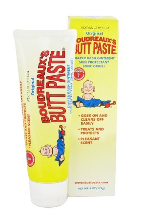 Blairex Labs Boudreaux's Butt Paste Diaper Rash Treatment 4 oz. Tube Scented Cream - 62103033304