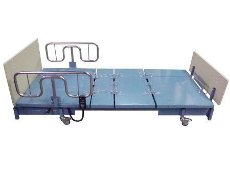 Low Bed 800 - Electric Bed Convertible Bariatric Low 80 Inch Length 8 to 24 Inch Height Range - LB3848