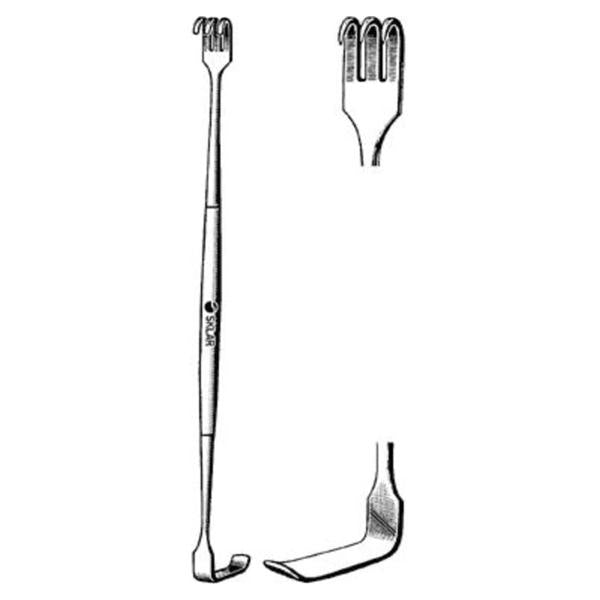 Sklar Instruments Retractor Double Ended Senn 6-1/4" Sharp Stainless Steel Ea - 60-6162