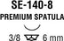 Polysorb - Suture with Needle Absorbable Coated Violet Suture Braided Polyester Size 8 - 0 12 Inch Suture Double-Armed 6 mm Length 3/8 Circle Spatula Needle - L-2748K
