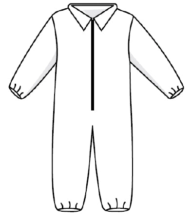 Tronex Healthcare Industries Tronex Coverall 4X-Large White Disposable - 678050W