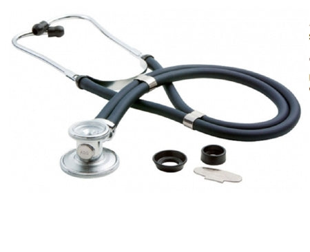 American Diagnostic Corp Adscope Sprague Stethoscope Blue 2-Tube 22 Inch Tube Double Sided Chestpiece - 641LB