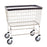 R & B Wire Products - Laundry Cart 4.5 Bushel Capacity Steel Tubing 5 Inch Clean Wheel System Casters - 200CFC