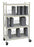 Omnimed Omnicart Chart Rack Steel 17 X 34-1/2 X 56-3/4 Inch 3 Shelves Beige - 260003-BG