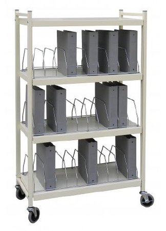 Omnicart - Chart Rack Steel 17 X 34-1/2 X 56-3/4 Inch Beige - 260003-BG