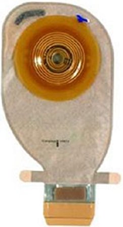 Assura New Generation EasiClose - Ostomy Pouch One-Piece System 11-1/4 Inch Length 3/4 to 1-3/4 Inch Stoma Drainable Convex, Trim To Fit - 14415
