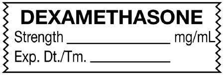 UAL - Drug Label Anesthesia Label Dexamethasone Strength_mg/mL Exp Dt Tm White 1/2 X 1-1/2 Inch - ULTA225