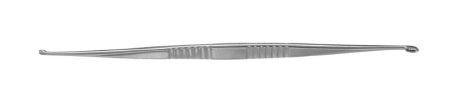 Padgett - Bone Curette Volkmann 8-1/2 Inch Length Double-ended Handle 3 X 5 mm Tip / 5 X 10 mm Tip Oval Cup Tip - PM-1476A