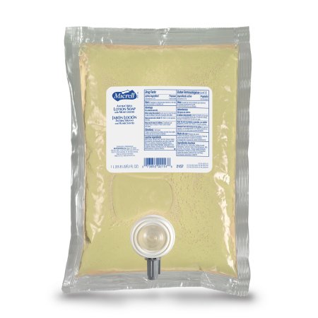 MICRELL - Antibacterial Soap Lotion 1,000 mL Dispenser Refill Bag Floral Scent - 2157-08
