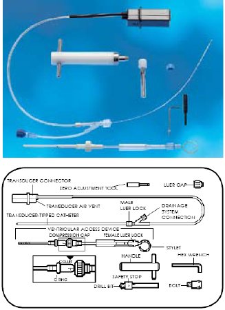 Integra Lifesciences Camino Ventricular Bolt Pressure Monitoring and Drainage Kit - 1104HC