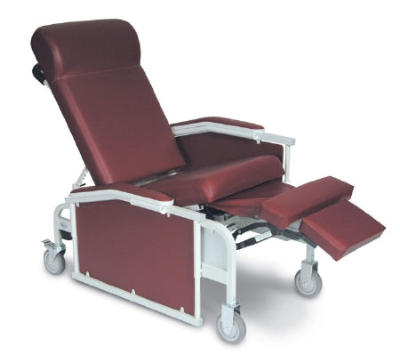 Winco Drop Arm Convalescent Recliner Blue Ridge Vinyl 5 Inch Lock Caster 5 Inch Lock Caster - 5271-17