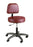 Winco Winco 435 Physician Stool Adjustable Backrest Pneumatic Height Adjustment / Hand Operated 5 Casters Taupe - 4350-03