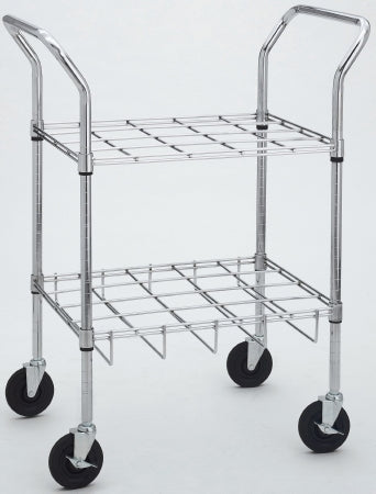 Drive Medical E, D, C or M9 Oxygen Cylinder Cart Chrome Chrome - 18143