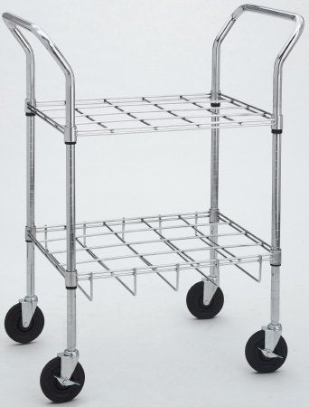 Drive Medical - E, D, C or M9 Oxygen Cylinder Cart Chrome Chrome - 18143
