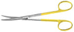 Padgett SuperCut - Dissecting Scissors Metzenbaum 7 Inch Length OR Grade German Stainless Steel / Tungsten Carbide NonSterile Curved Blade - PM-6811TC