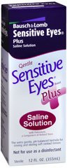 Bausch & Lomb Sensitive Eyes Plus Contact Lens Solution 12 oz. Solution - 10119000238