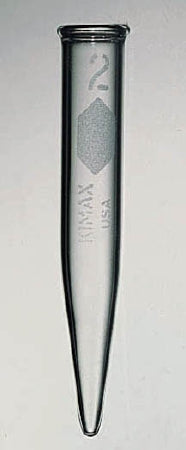 Kimble Kimax - Centrifuge Tube Conical Bottom Plain 17 X 118 mm 12 mL Without Color Coding Without Closure Glass Tube - 0553712