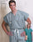 Fashion Seal Uniforms - Scrub Shirt X-Large Ceil Blue 1 Pocket Short Cap Sleeve Unisex - 6792-XL