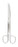 Miltex - Operating Scissors Serratex 5-1/2 Inch Length OR Grade German Stainless Steel NonSterile Finger Ring Handle Curved Blade Sharp Tip / Sharp Tip - 5-74