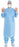 O&M Halyard Inc Evolution 4 Non-Reinforced Surgical Gown Large Unisex NonSterile Blue - 72878