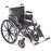 Invacare Tracer IV Bariatric Wheelchair Heavy Duty Desk Length Arm Padded, Removable Arm Style Mag Wheel Midnight Blue 24 Inch Seat Width 350 lbs. Weight Capacity - T424RDAP