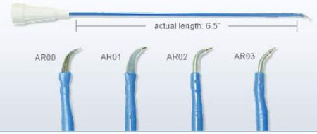 Symmetry Surgical Bovie Arthroscopic Electrode 6-1/2 Inch Stainless Steel Hook Angled 90° Disposable Sterile - AR00