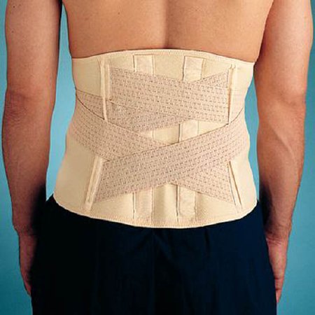 Patterson Medical Supply Elcross Lumbosacral Support Medium Hook, Loop and Strap Closure 37-1/2 - 41-1/2 Inch 11 Inch Unisex - 668602