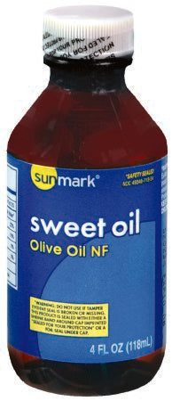 McKesson sunmark Sweet Oil 4 oz. Oil 100% Strength Olive Oil - 49348071334
