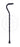 Graham-Field - Offset Cane Steel 29 to 38 Inch Height Black - 6334A