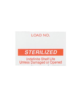 Barkley - Pre-Printed Label Advisory Label White Sterilized Red Sterilization Label - UCL-010-R