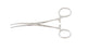 Miltex - Hemostatic Forceps Bainbridge 6 Inch Length OR Grade German Stainless Steel NonSterile Ratchet Lock Finger Ring Handle Curved Cross Serrated Tips with Longitudinal Grooves - 7-232