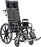 Drive Medical Sentra Reclining Wheelchair Dual Axle Desk Length Arm Padded, Removable Arm Style Mag Wheel Black 22 Inch Seat Width 450 lbs. Weight Capacity - STD22RBDDA