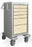 Waterloo Industries - Treatment Cart Steel Light Gray Three 3 Inch, One 6 Inch, One 9 Inch Drawer - JTGKU-333369-RED