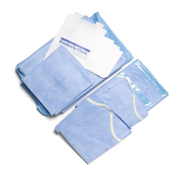 O & M Halyard Pack Eent I With Head Drape 50X36"/Towel Lf Sterile 5/Ca - 88711