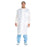 O & M Halyard Lab Coat Universal Precautions 3-Layer Sms Fabric Unisex White Small Ea, 25 Ea/Ca - 10040
