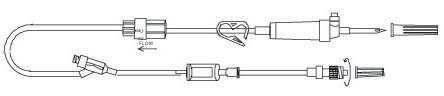 Vygon - Primary IV Administration Set 84 Inch Tubing 1 Port - AMS-292-2