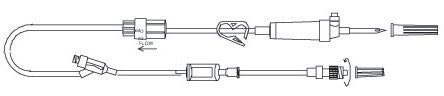 Advanced Medical Systems Administration Set 84 Inch Tubing 1 Port - KS-975NF-2