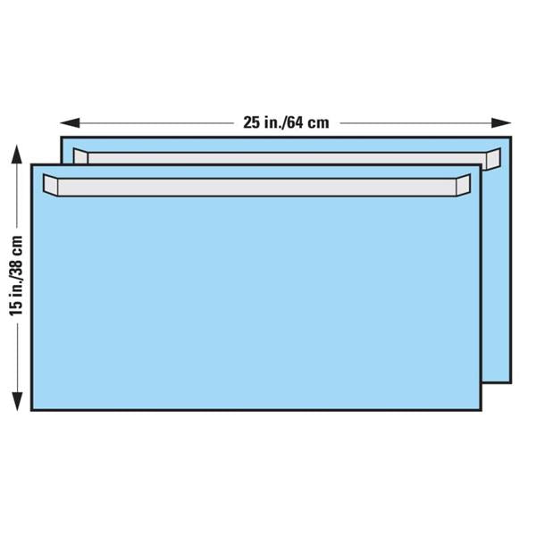 O & M Halyard Drape Utility Non-Fenestrated 26X15" Sterile 200/Ca - 89731
